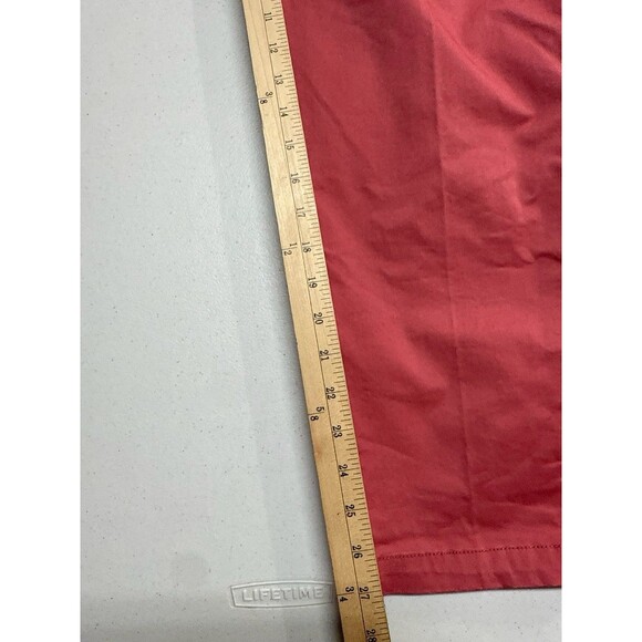 Gap Girlfriend Khaki 12 Pink Red Women's Straight Leg Cotton Stretch Mid-Rise - Picture 8 of 8